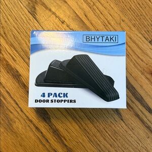 Black Door Stoppers - 4 Pack